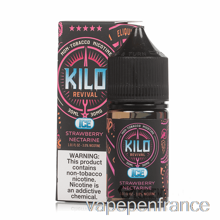 Nectarine De Fraise Glacée - Kilo De Sels De Renaissance - 30 Ml 30 Mg Stylo Vape